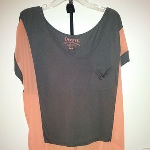 Summer shirt breezy color is more peach then pink